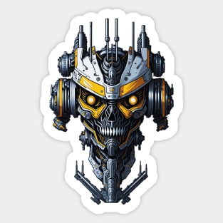 Mecha Skull S03 D93 Sticker